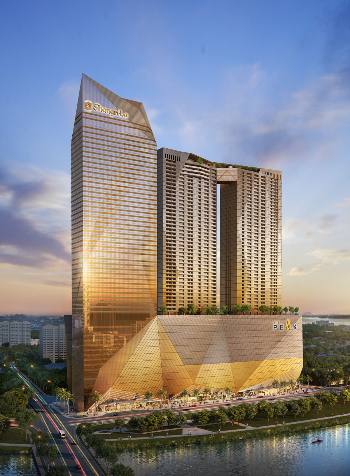 柬埔寨金边 55 层高楼建筑设计亮点-1