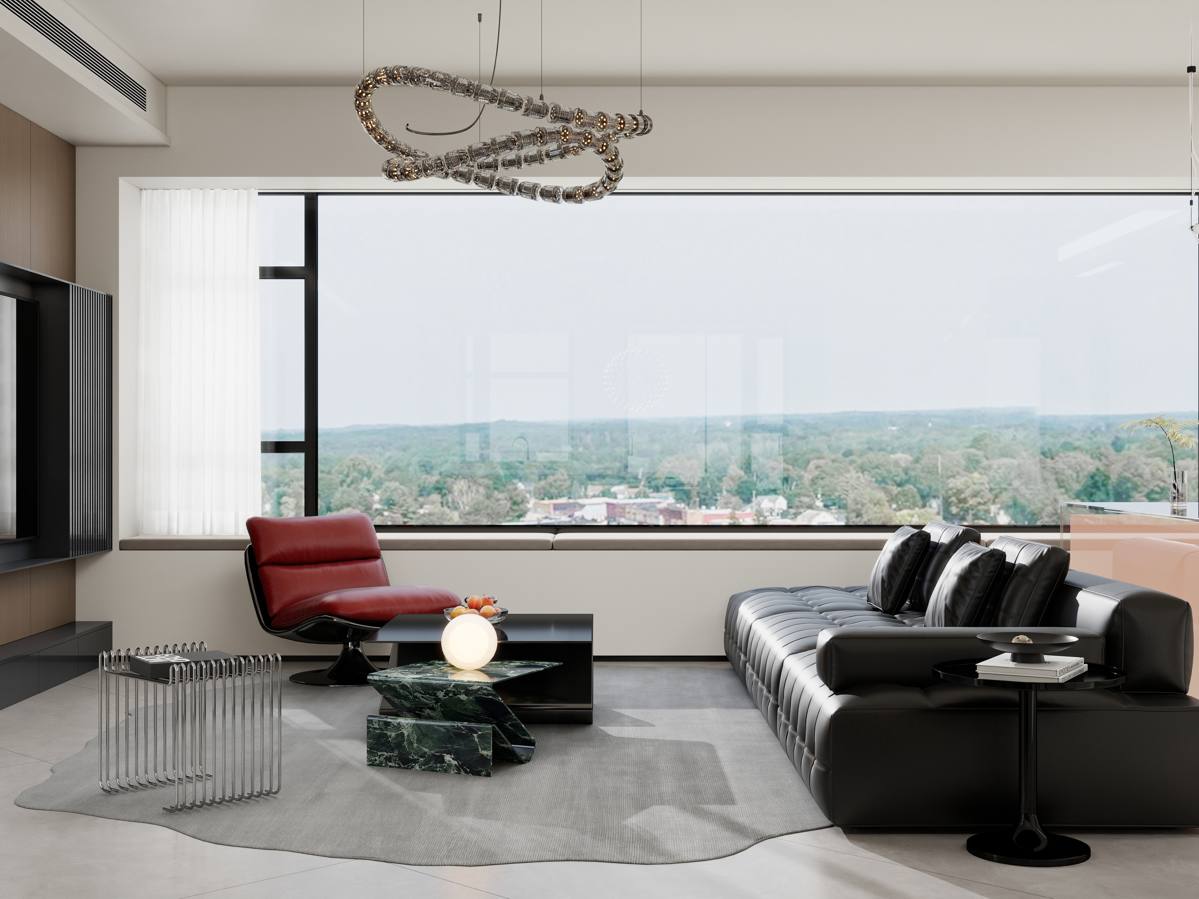 《天河学区房·时光叠影》中古风混搭家居设计丨中国广州丨广州市至雅设计装饰工程有限公司-65