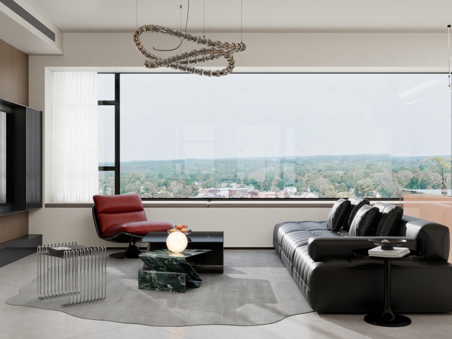 《天河学区房·时光叠影》中古风混搭家居设计丨中国广州丨广州市至雅设计装饰工程有限公司-65