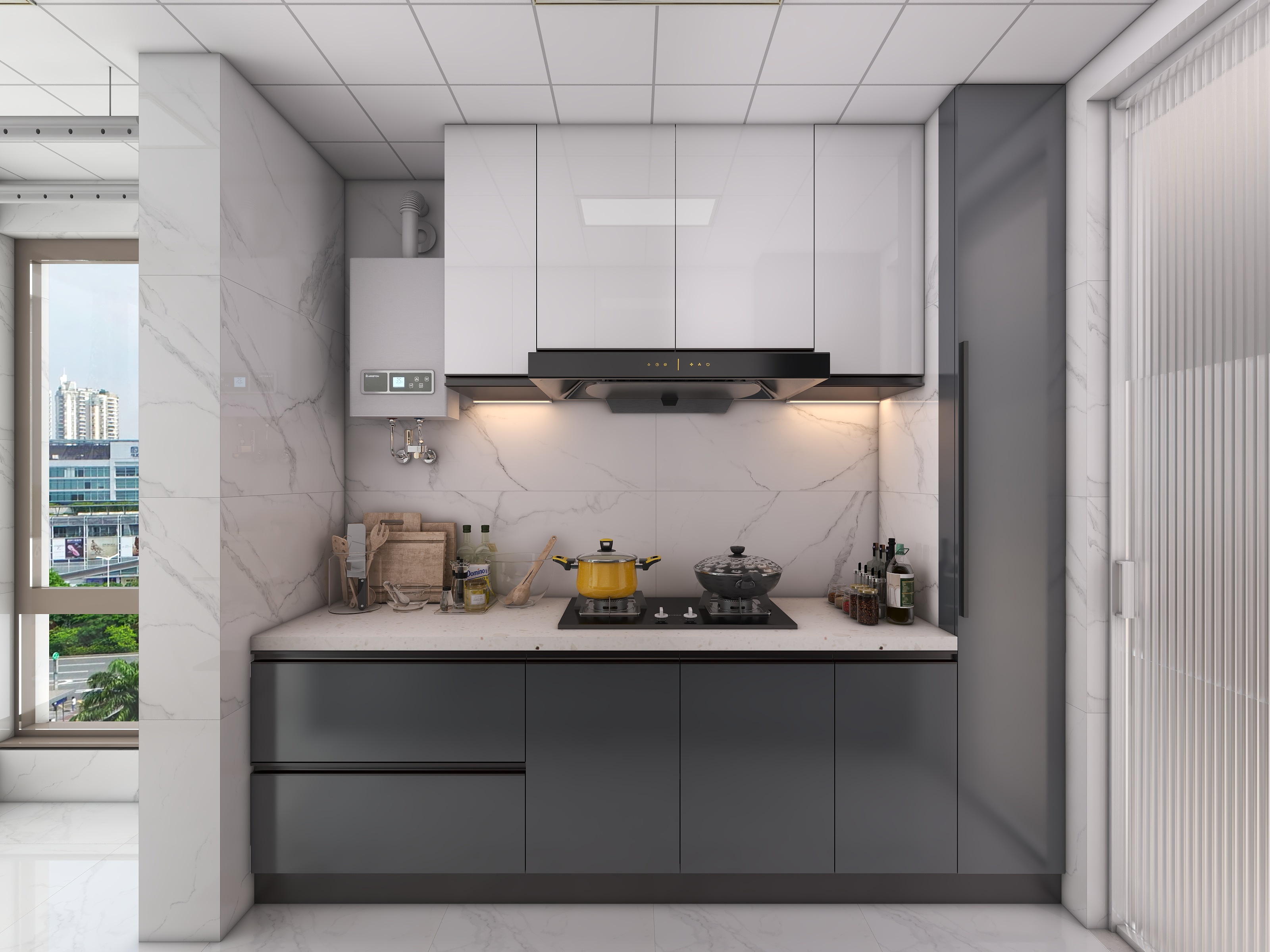 四川成都朗基香颂天府二期（113平方现代简约四居室）-49