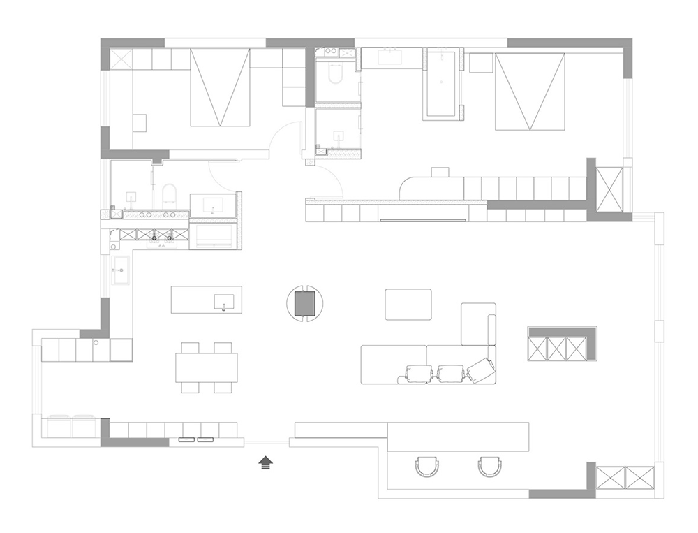 简约原木风:自由无界的理想家丨予上设计-67