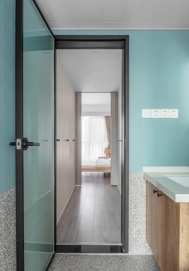 喜屋设计|| 红 | 套二空间魔法变身,定制幸福绿意生活-43