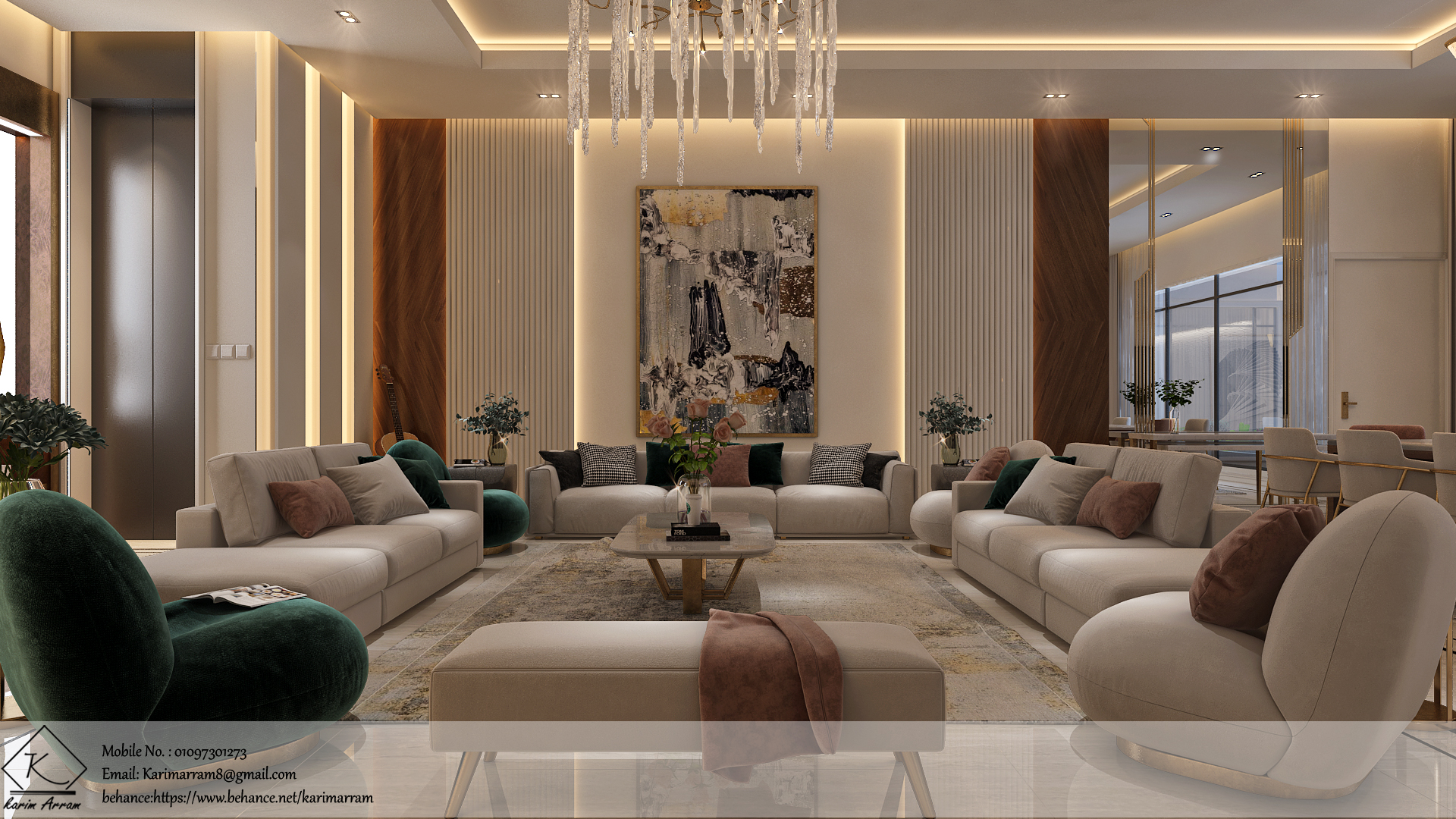 豪华议会厅和餐饮设计丨沙特阿拉伯丨ReDesign Studio-5