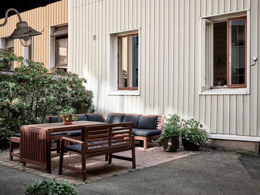 瑞典 1907 年老建筑的现代改造 | 巧妙利用梁柱的 42m2 公寓-19