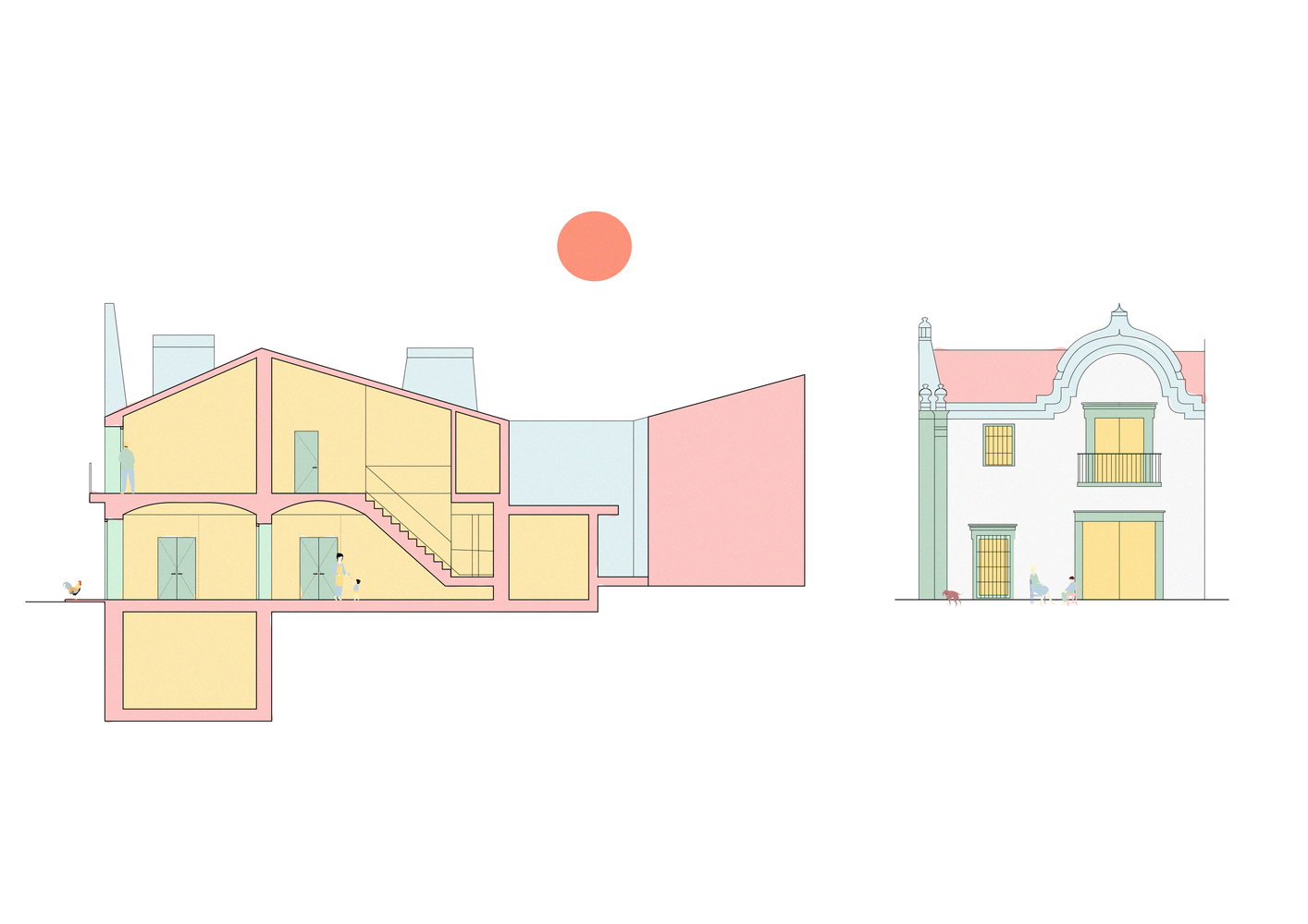 融合本土风格的现代乡村别墅-24