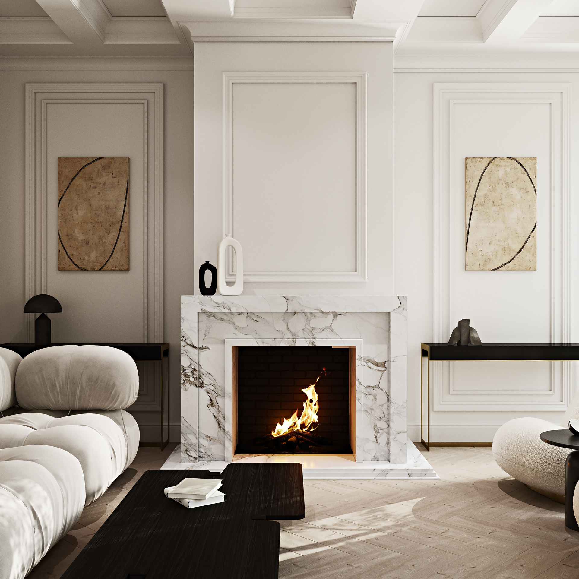 希腊现代经典房屋室内设计-6