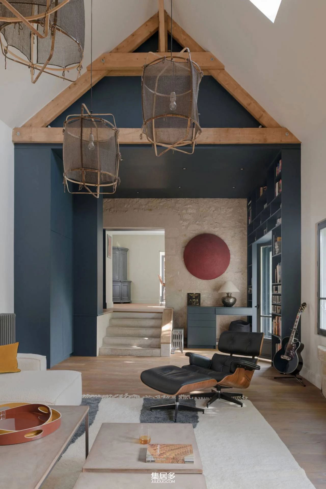 巴黎郊区石屋艺术改造丨法国巴黎丨Natacha Lecompte-9