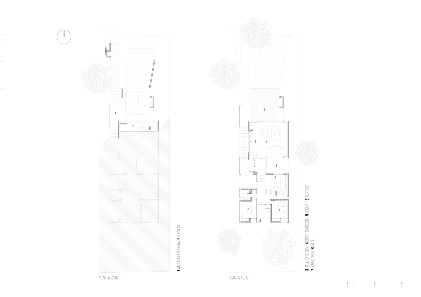 融入自然的简约雅居 · 阿根廷 Yungas 三宅丨Sitio Arquitectura-15