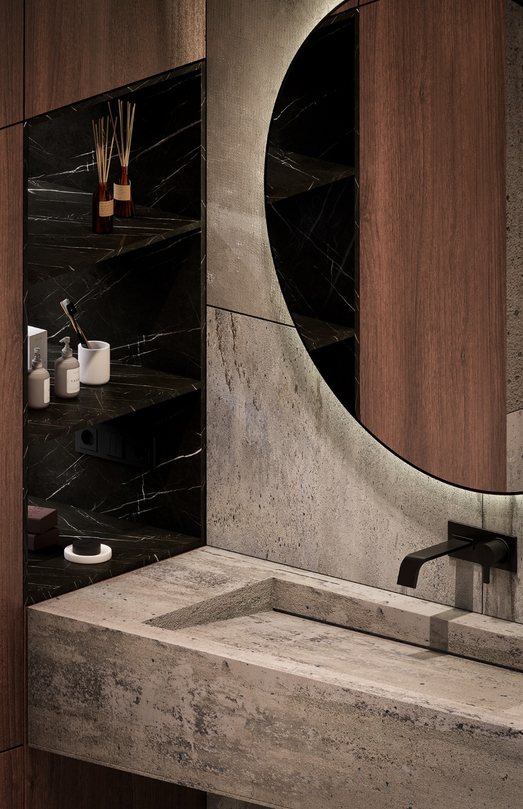 木构家 ROMA HOUSE 混凝土豪宅设计-32