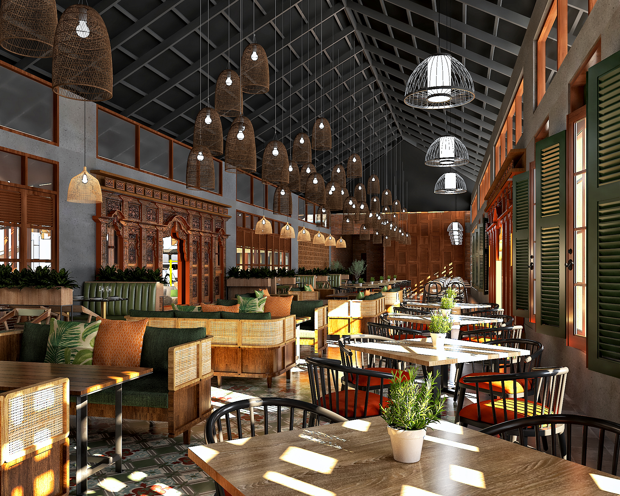 JAVANESE  KALARAS 餐厅室内设计丨印度丨@arietulank-5