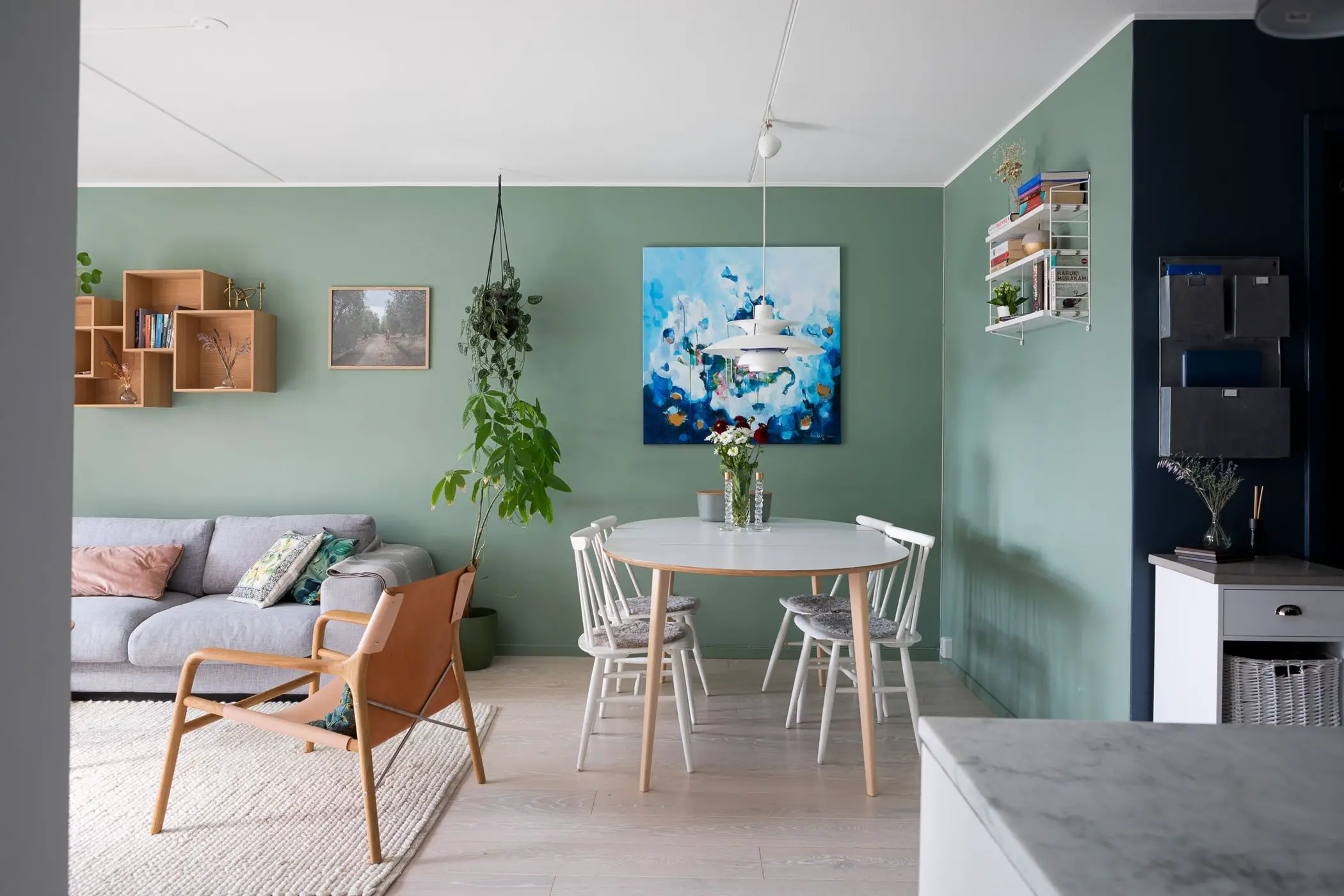 瑞典斯德哥尔摩明亮舒适两居室公寓设计-7