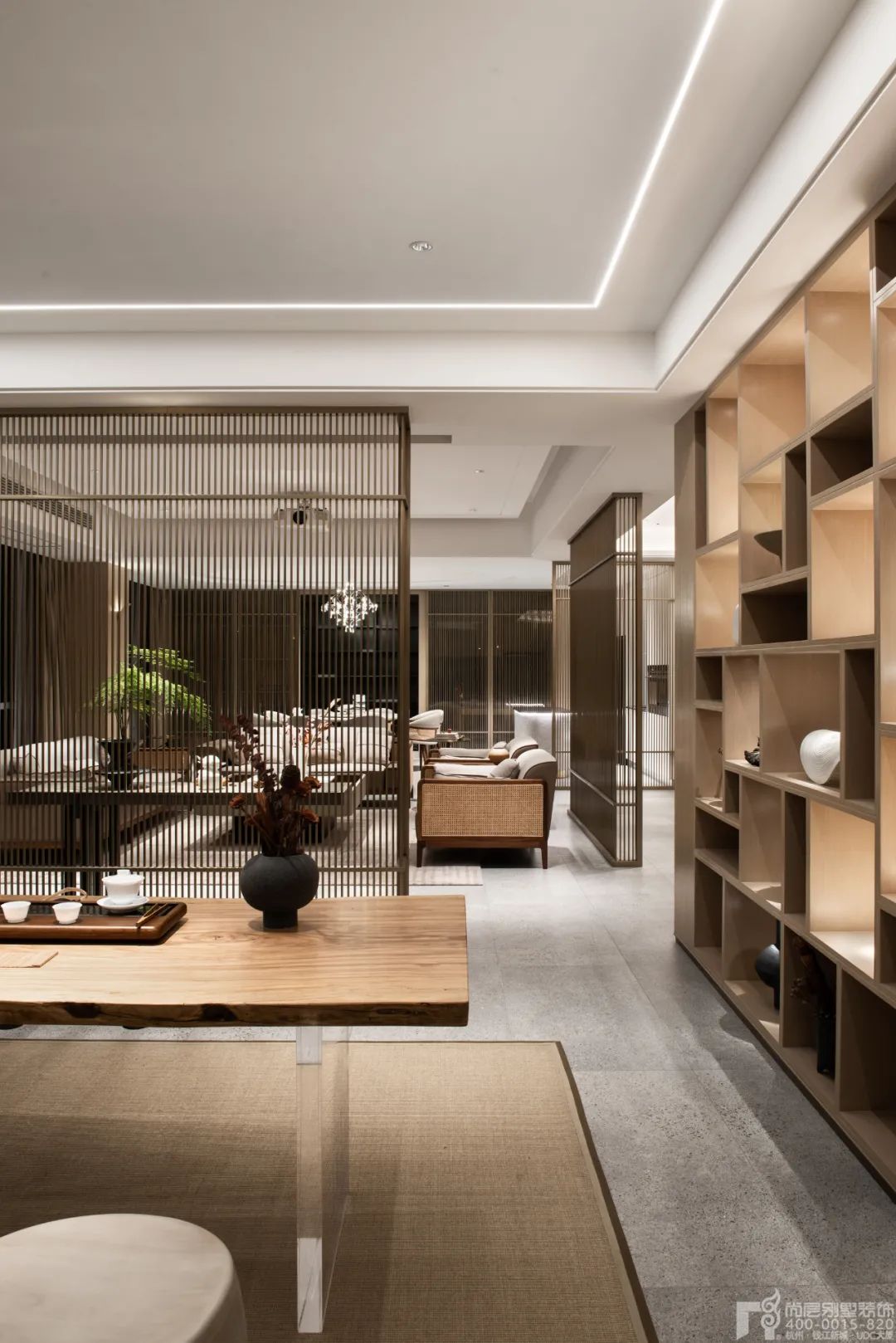 杭州钱塘江畔现代风江景大平层丨中国杭州丨尚层别墅装饰-30