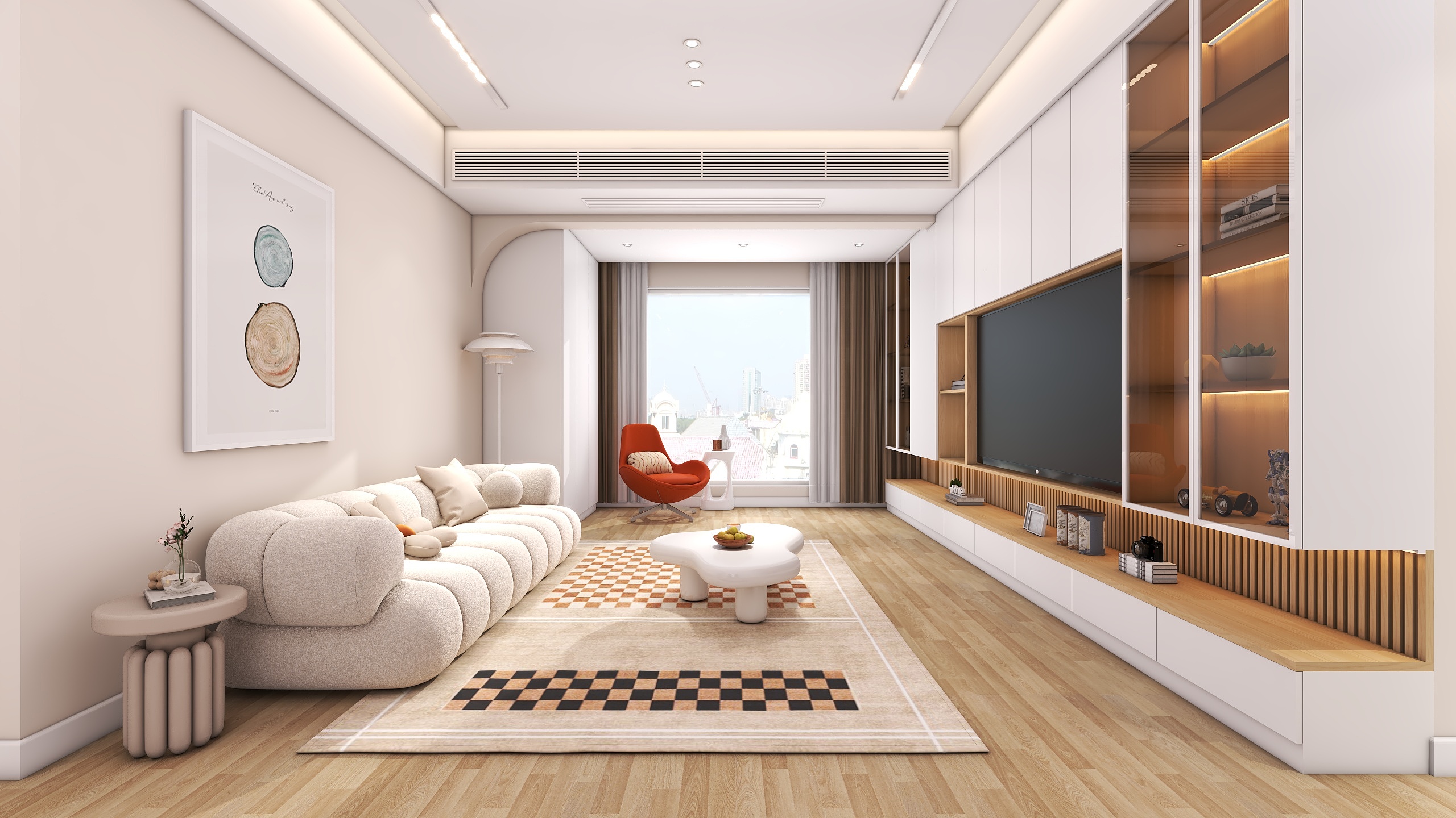 四川邻水星辰壹号（105平方现代简约三居室）-5