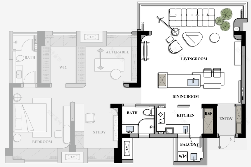 香悦府丨中国成都丨拾光悠然设计-40