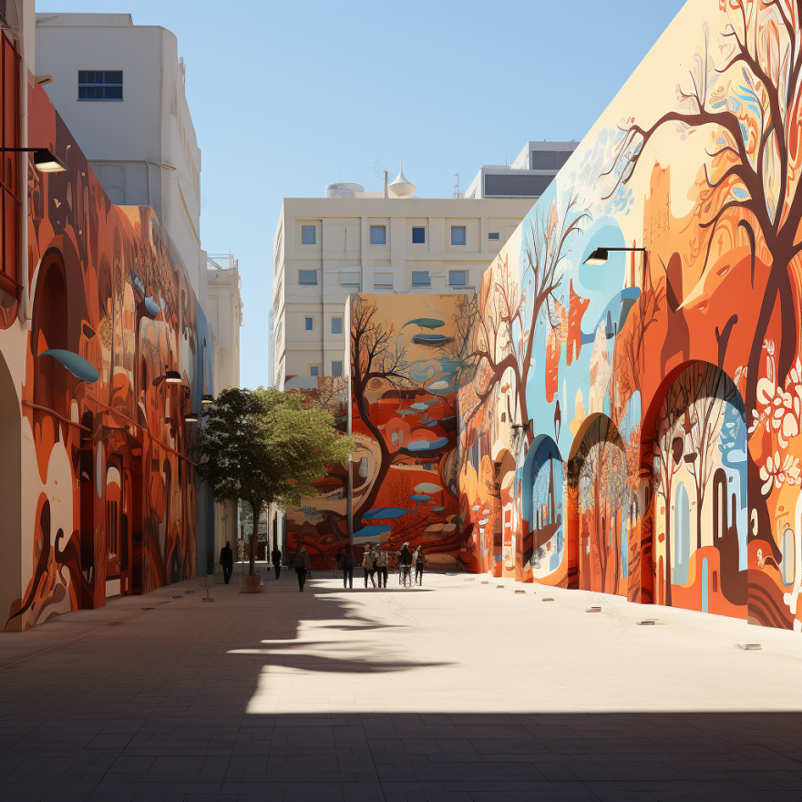 Colorful Cityscapes | Mediterranean Scene-19