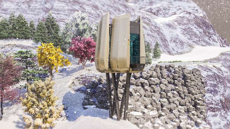 未来主义可持续山地舱丨4SPACE（迪拜建筑设计公司）-4