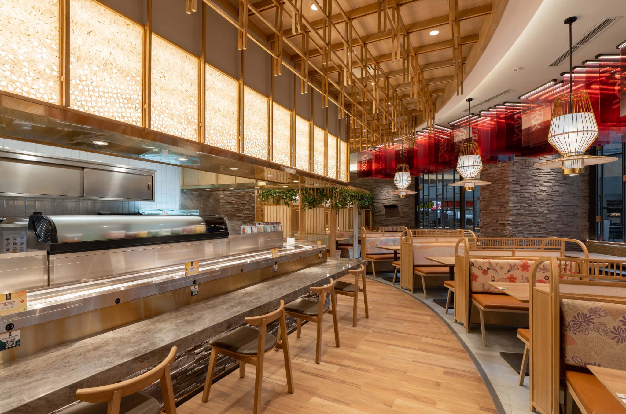 Sushi Tei 现代日式餐厅丨印度丨Metaphor Interior-16