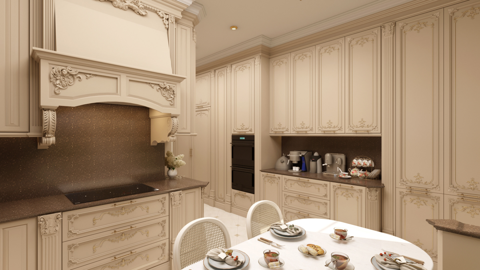 经典厨房和书房设计丨TümerOnaran 室内建筑-5