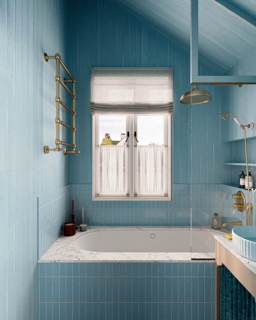 Timashovo蓝色卫生间-2