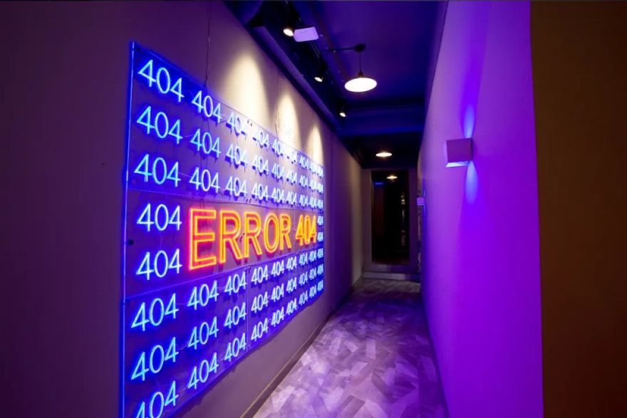穿越时空的赛博朋克剧本杀馆·连云港 ERROR·404丨中国连云港丨点度空间设计-29