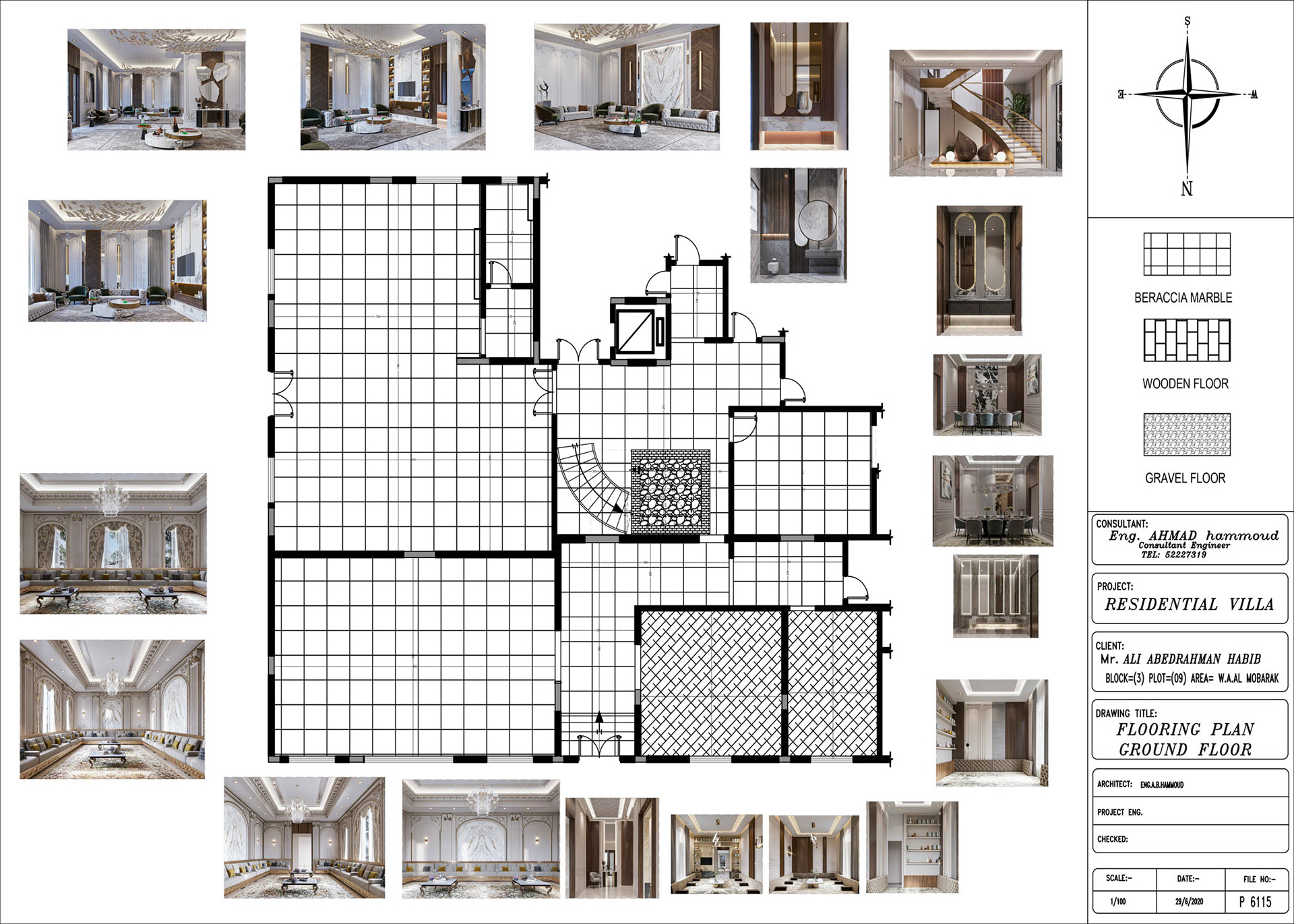 SHOP DRAWING RECEPTION VILLA-2