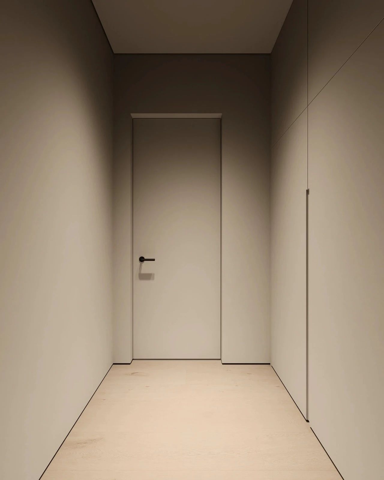 原木系奶油风极简空间loft公寓设计丨URSA STUDIO-85