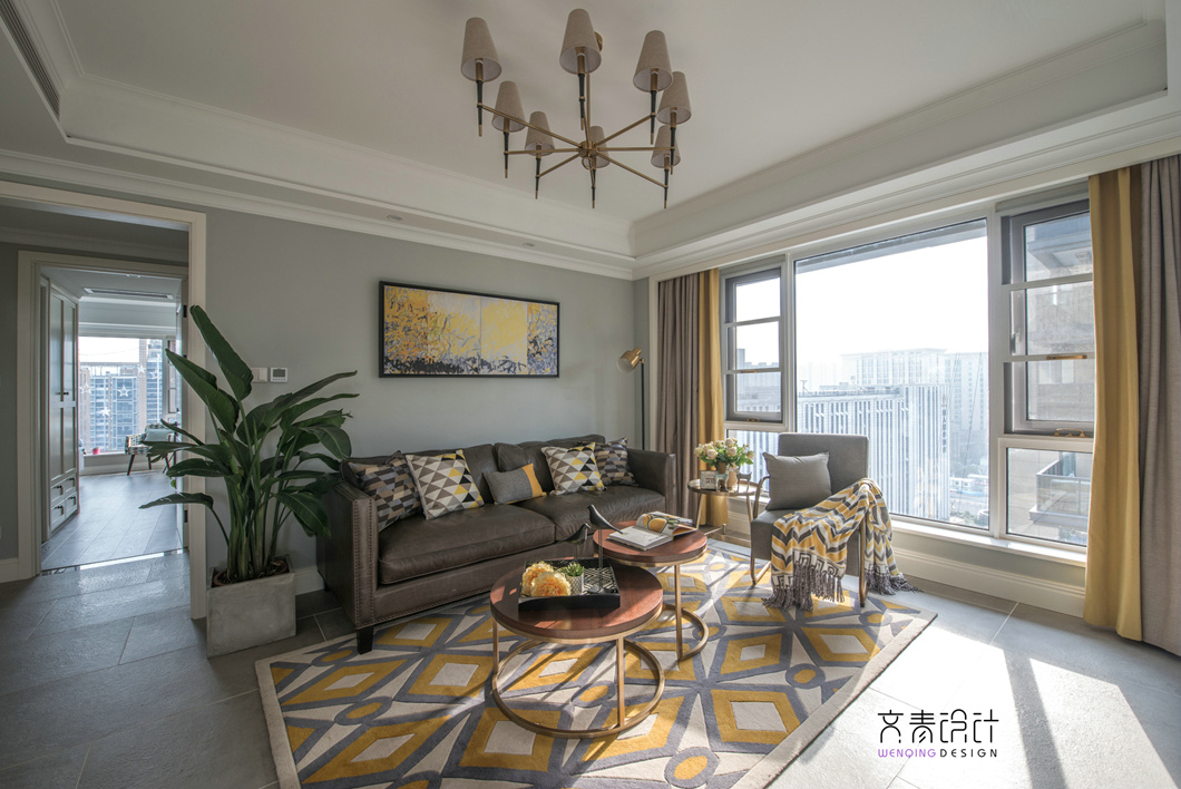 杭州紫金府 135㎡北欧混搭美式设计,温馨舒适梦想之家-15