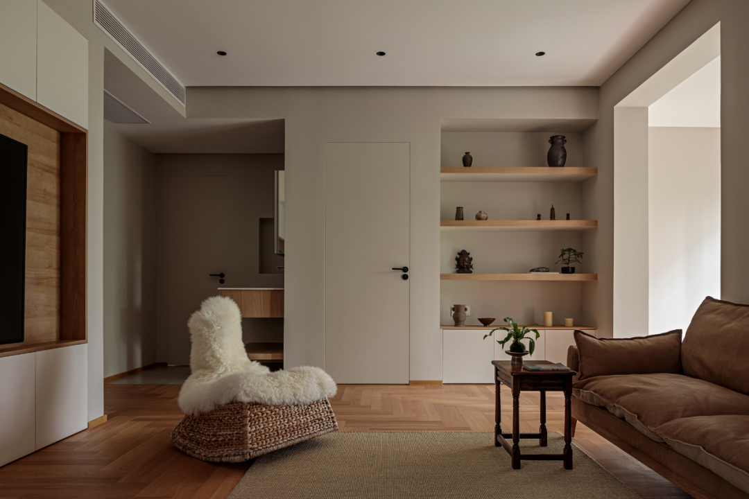 现代简约洄游空间 · 成都自然惬意之家设计丨中国成都丨成都宏福樘设计-22