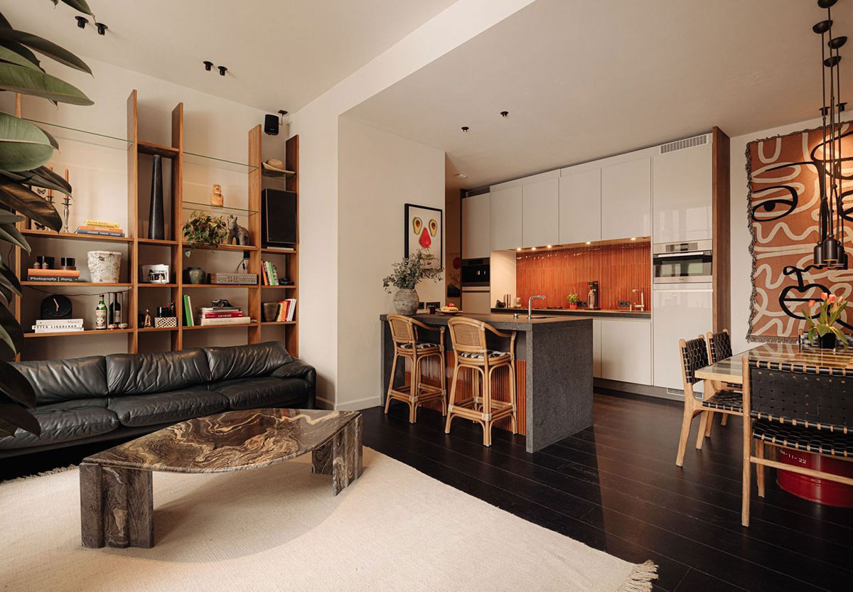 阿姆斯特丹时尚现代公寓，古老建筑中的现代灵魂-5