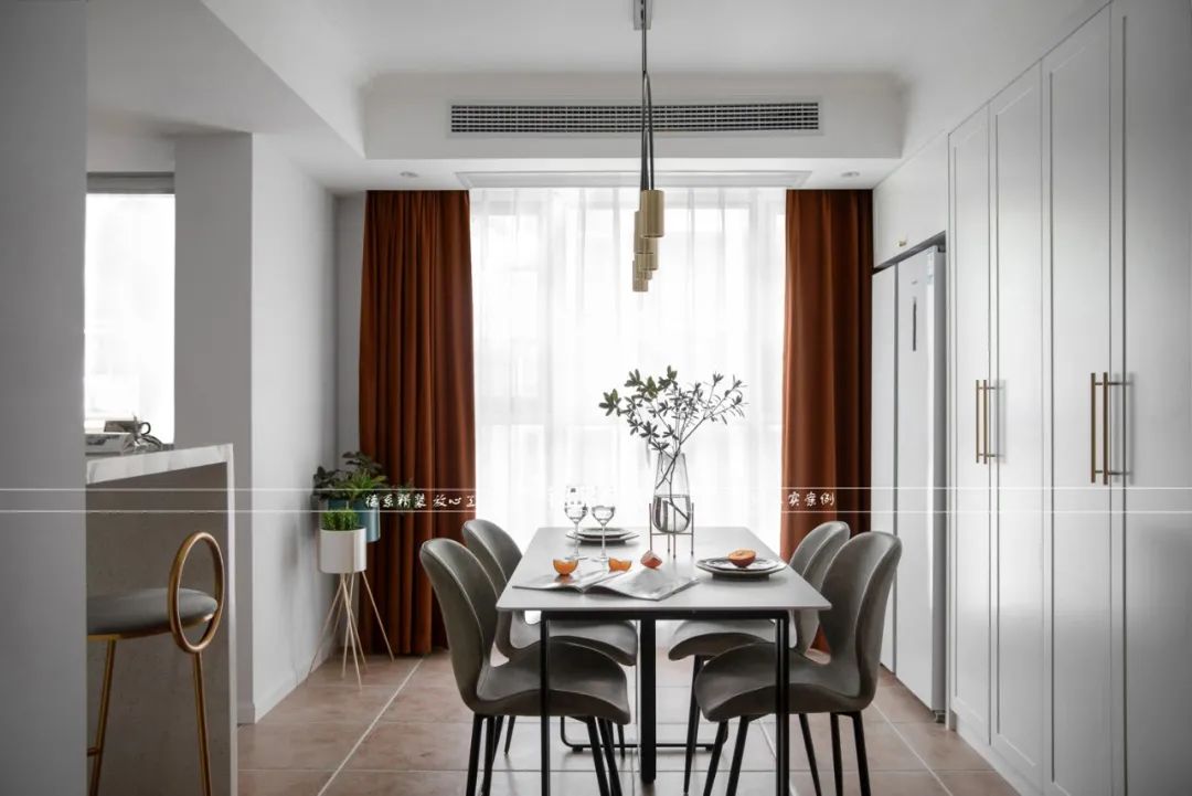 77平美式轻奢公寓设计丨铭品装饰-29