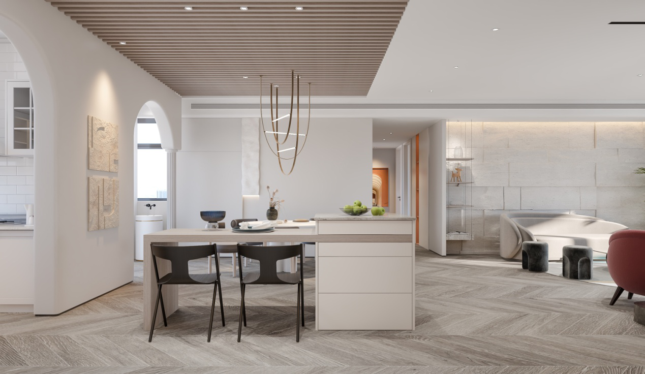 荆州 199㎡淡妆空间，自然与优雅的完美融合-30