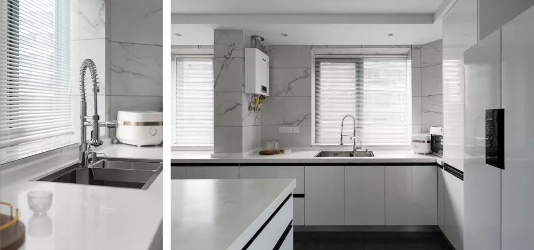 130 平混搭风家居，开放式厨房++ 隐形门的神仙组合-62