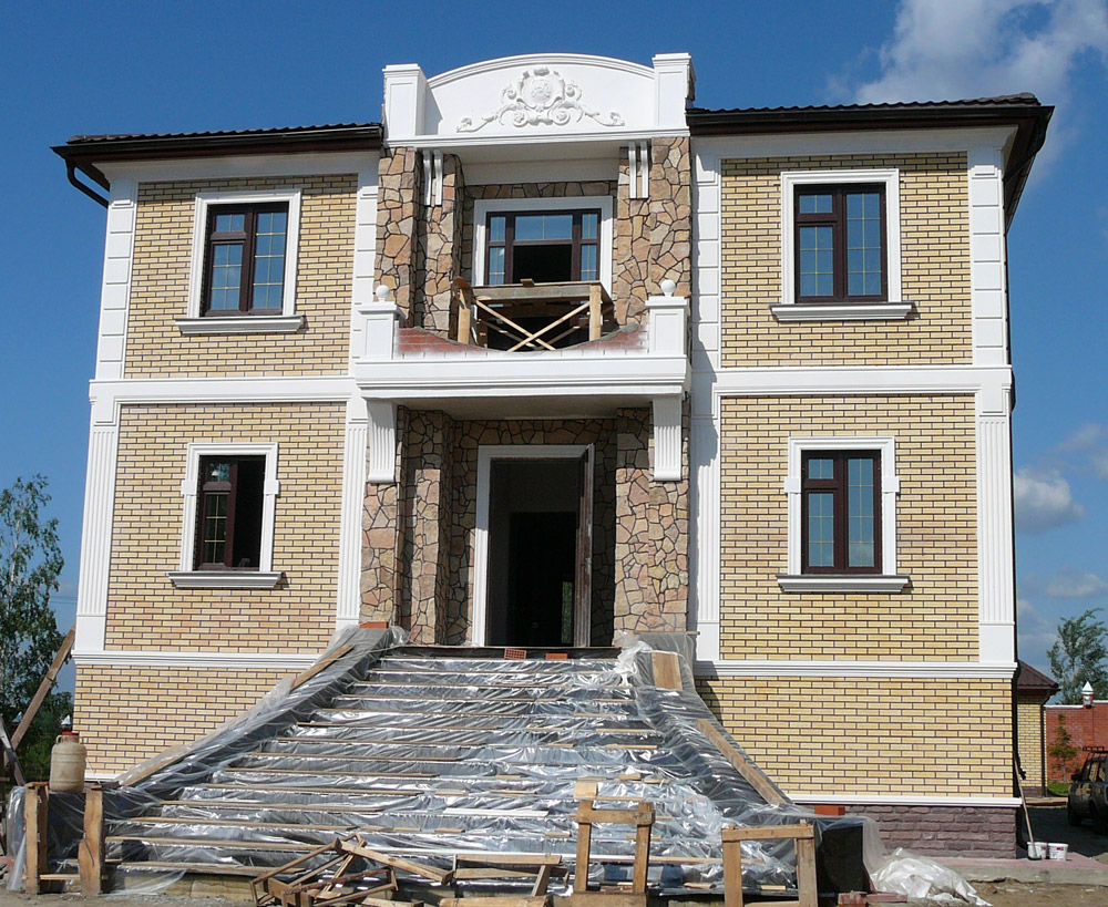 诺金斯克别墅外立面装修丨“АрхИдея”公司-19