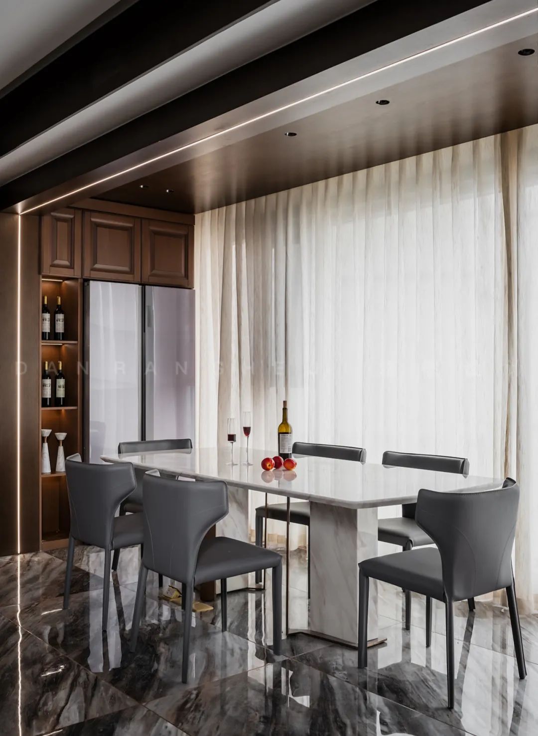 意式摩登风 · 招商云邸的三居室设计丨澹然团队-32