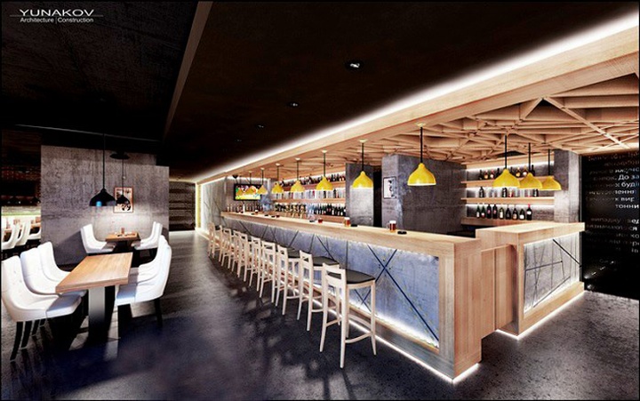 CONCRETE餐厅酒吧丨乌克兰基辅丨Yunakov设计团队-27