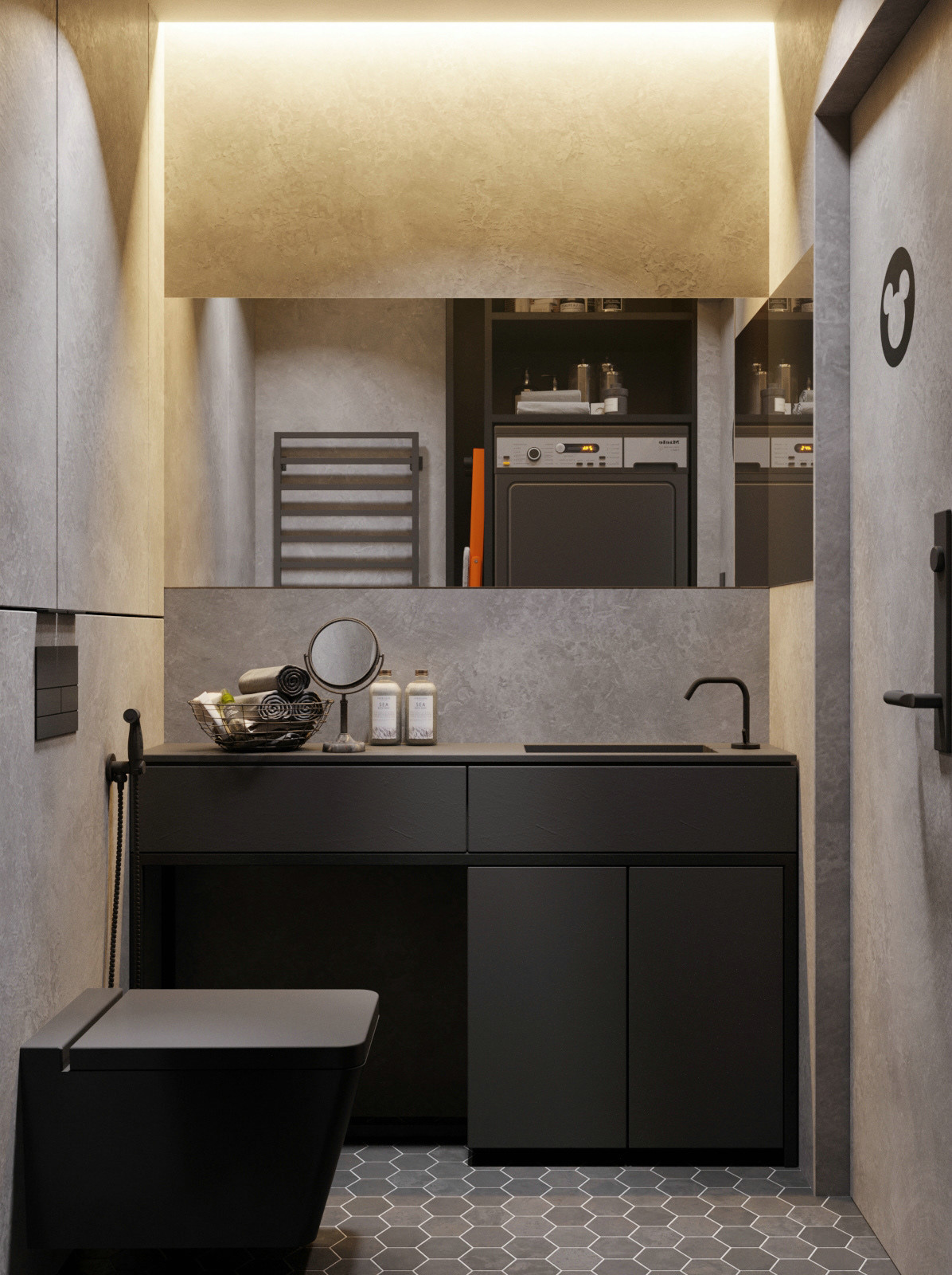 橙蓝双色打造惊艳空间，专业点评设计亮点-20