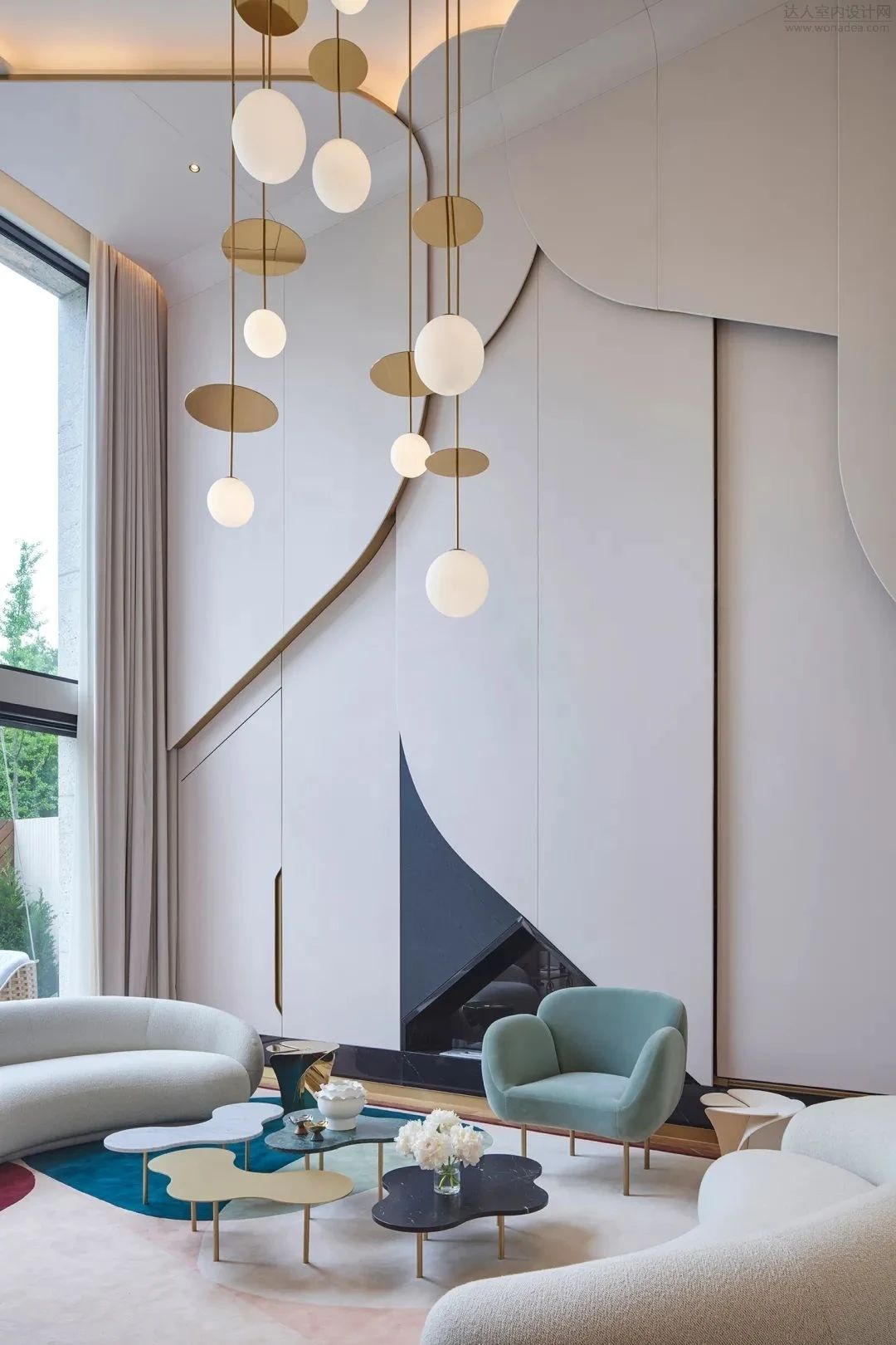 上海中心 700m²三层豪宅设计丨中国上海丨Dariel Studio-11