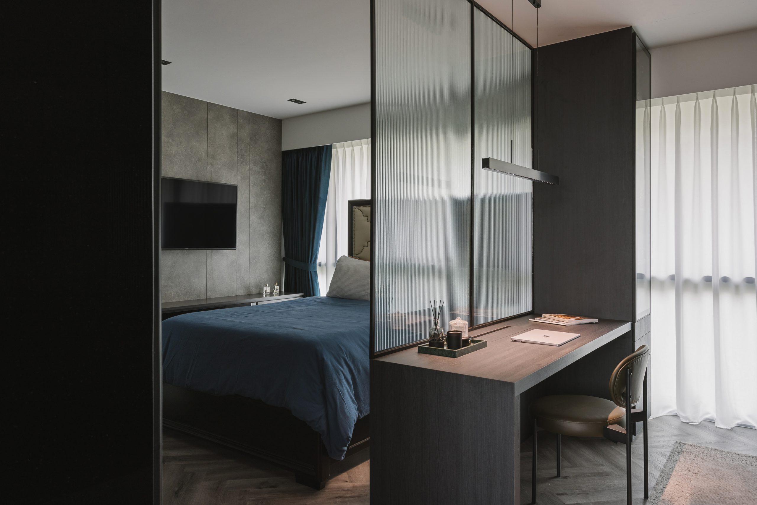 3  BR Condo现代奢华住宅室内设计丨新加坡丨The Topiary（室内设计公司）-36