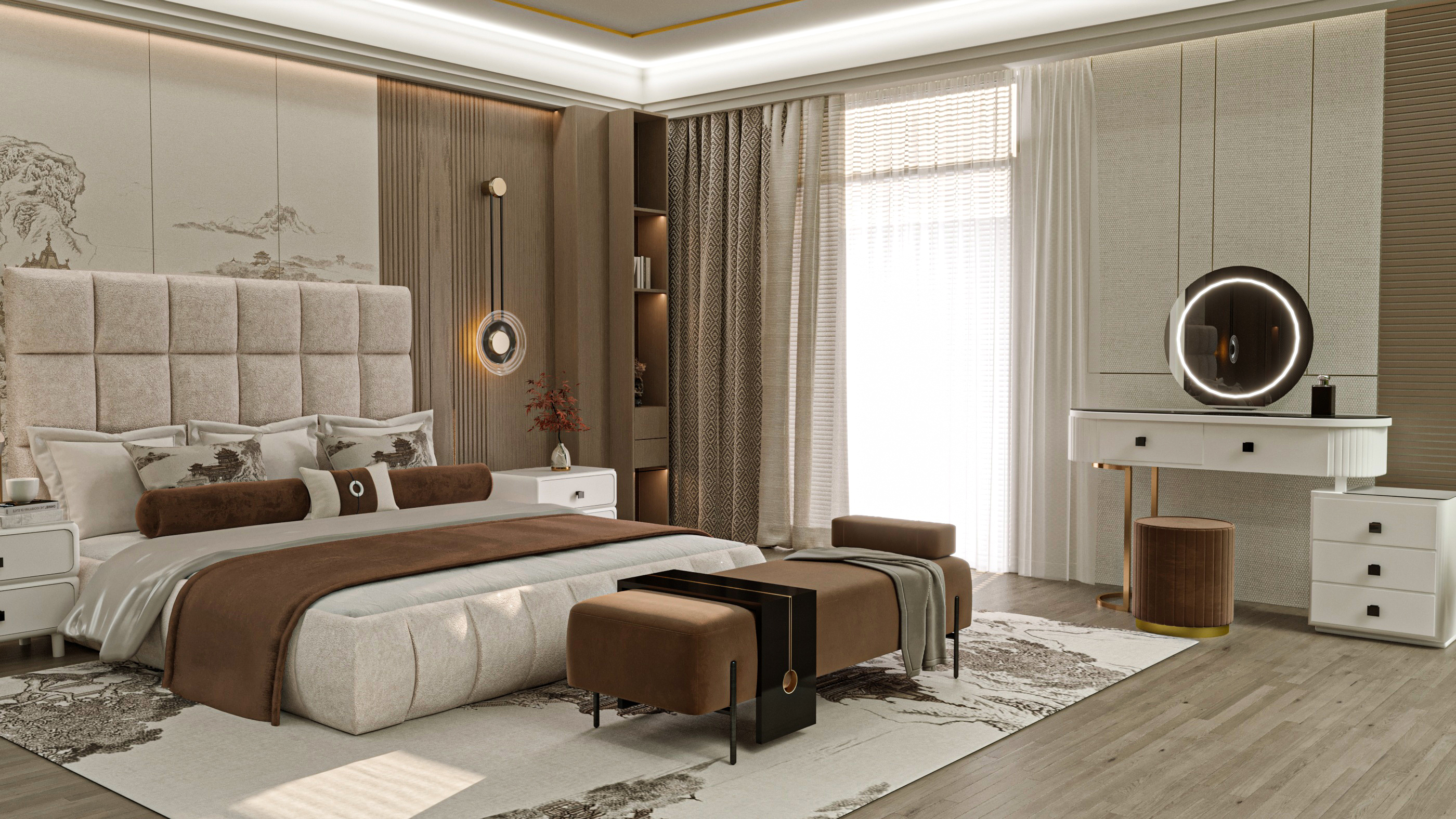 现代主卧设计-8