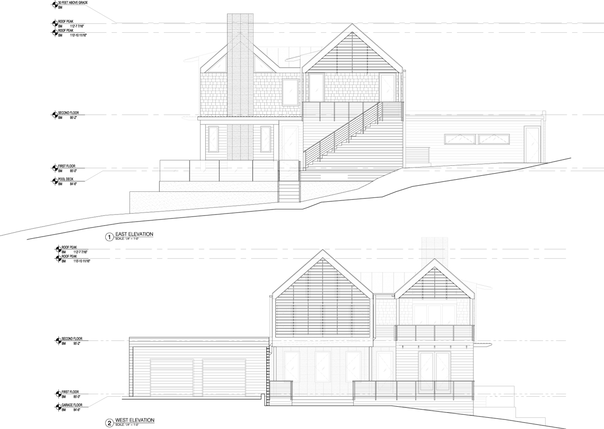 美国蒙淘克门罗街道别墅丨berg design architecture-27