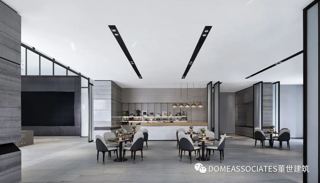 锦绣樾江府 | 河流元素贯穿的现代售楼空间-40