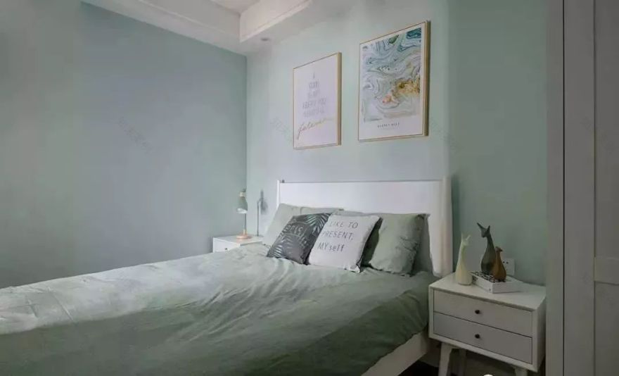 82㎡北欧风小户型,阳台改书房,轻奢餐厅设计-19