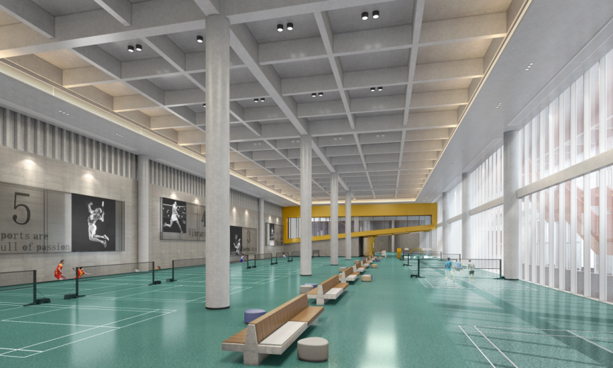 用设计诠释运动无限魅力|大浪体育中心-40