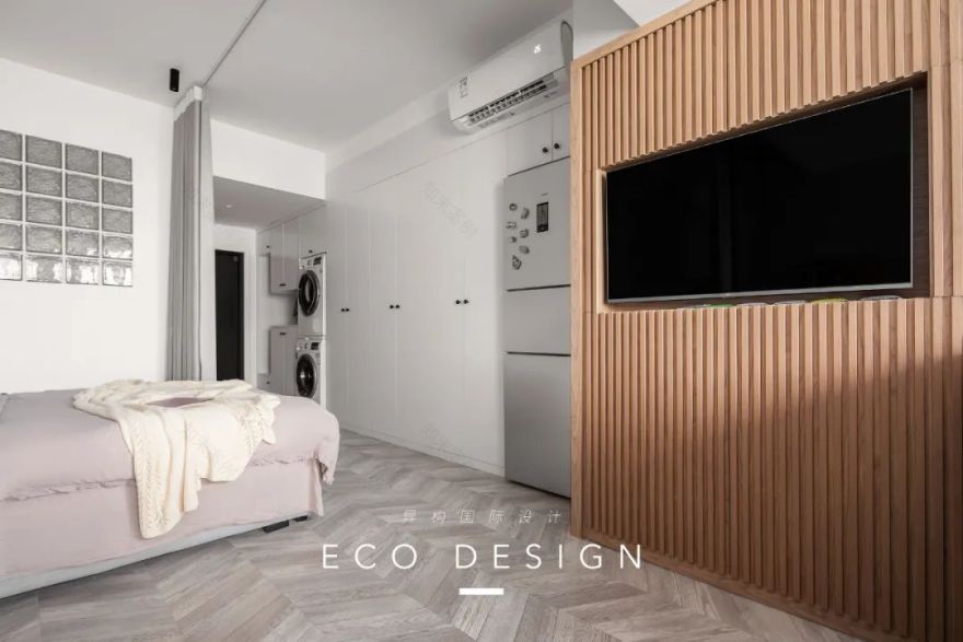 色彩空间 · 西安50平米现代简约风设计丨中国西安丨异构国际设计-58