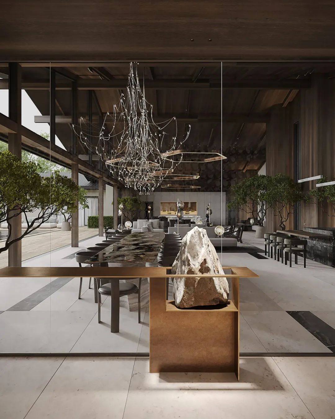 灰色奢华 · 1300㎡大宅设计丨IQOSA Architect-16