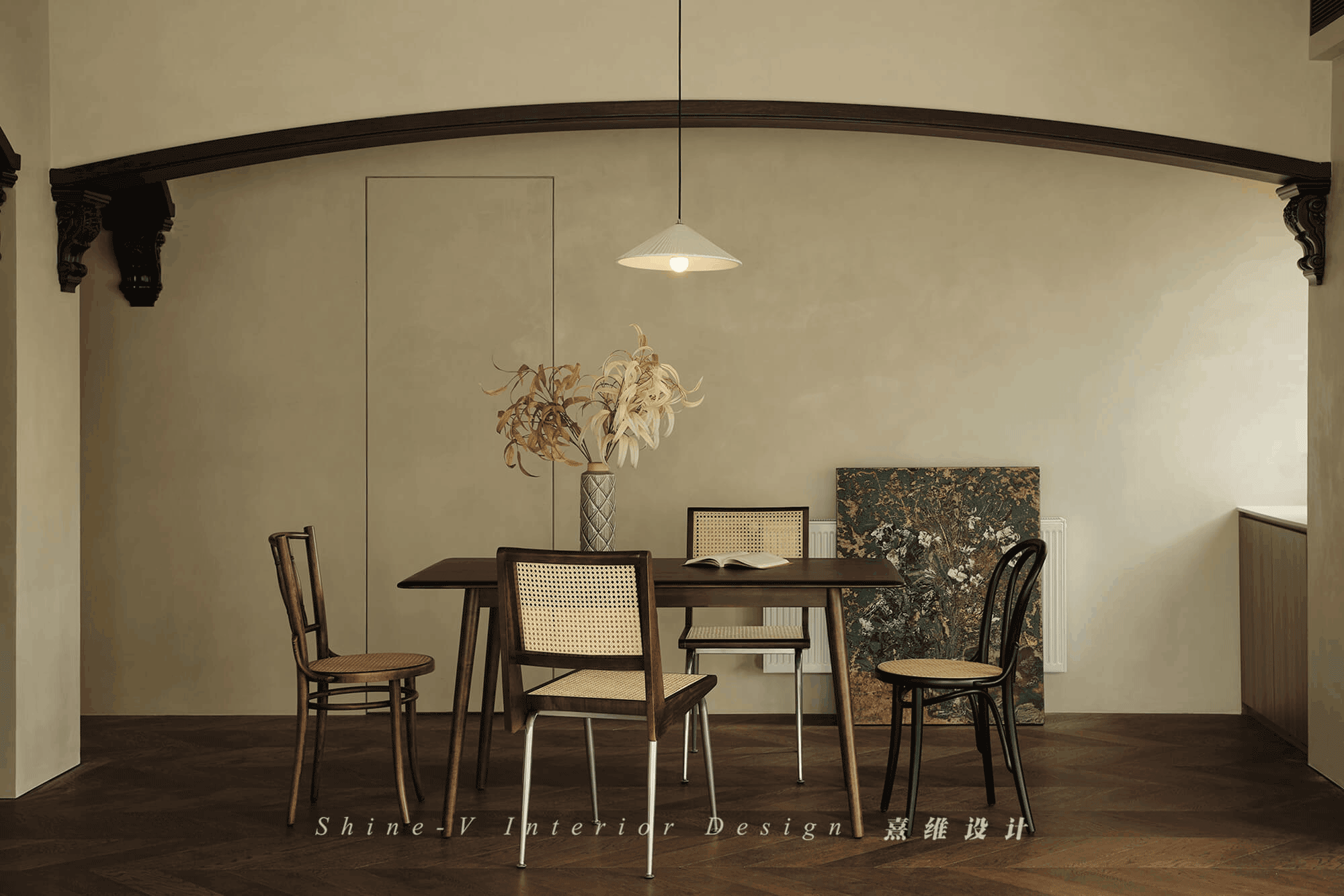 南京 140㎡复古侘寂之家丨中国南京丨熹维设计-22