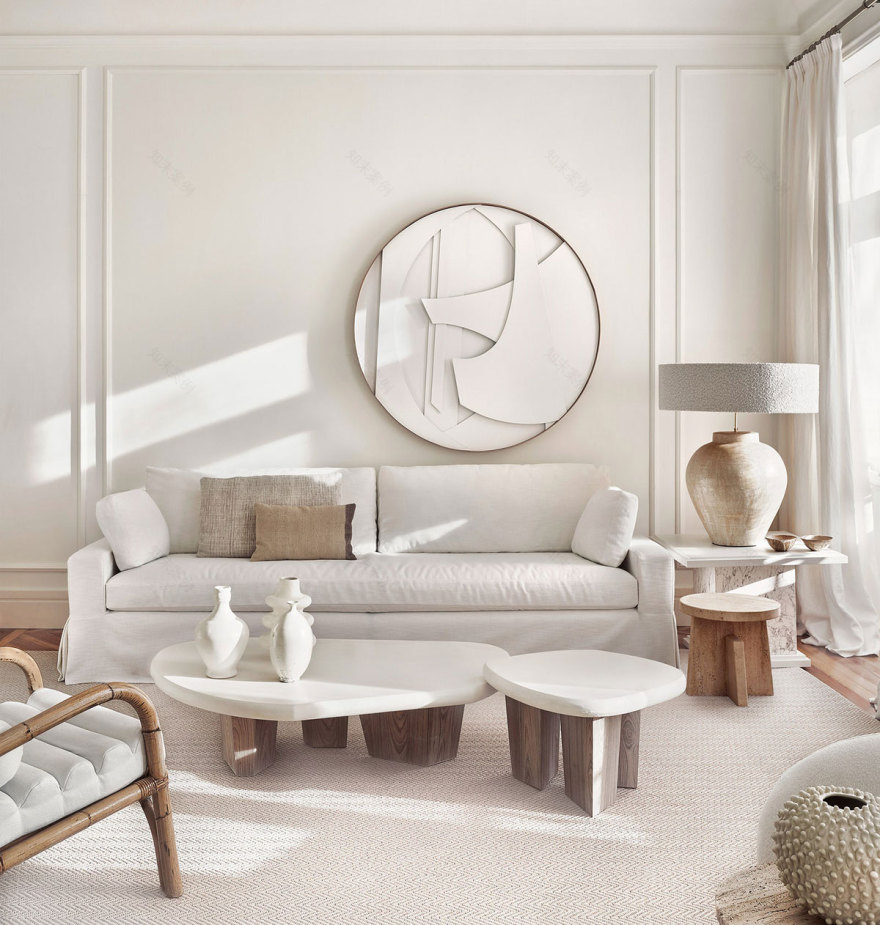 Madrid 设计师公寓 | 白色王国与质感之美-1