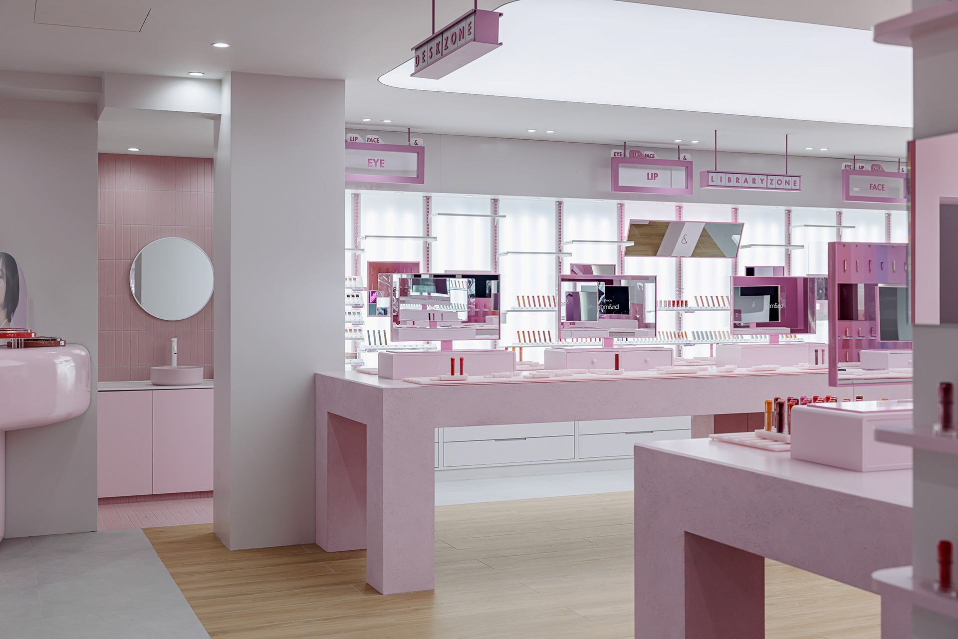 Rom&nd Flagship Store, Pink Office in Seongsu-11