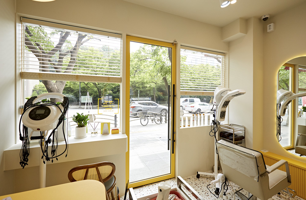 韩式小清新 6 坪美容室设计-8