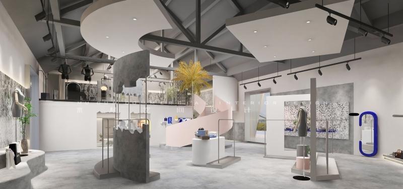 工业侘寂风女装店怎么设计更高端-3